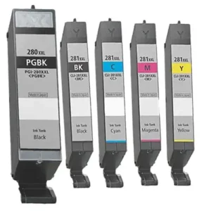 Super High-Yield Ink Cartridge 5-Pack – Complete Color & Black Set