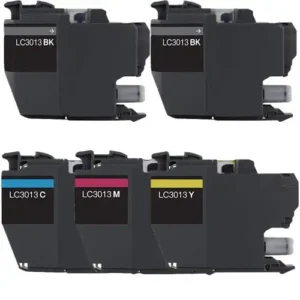 High-Yield Ink Cartridge 5-Pack – Complete Color & Black Combo